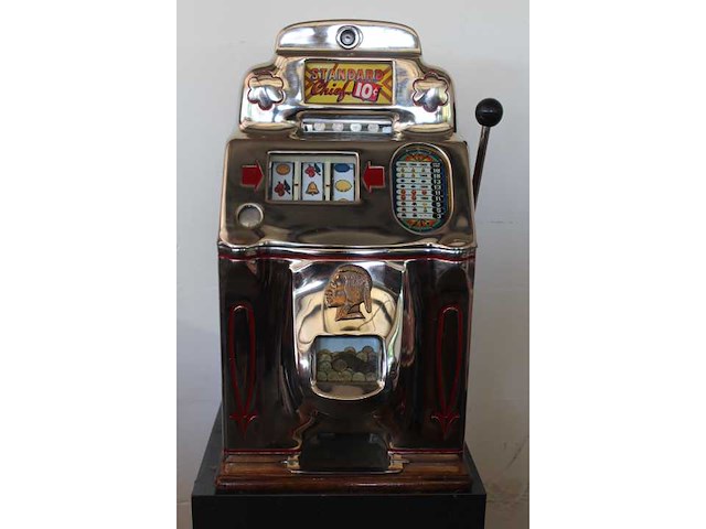 Jennings - 1938 - standard chief - speelautomaat - afbeelding 1 van  3