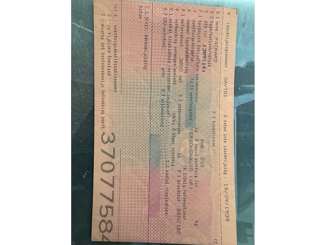 1939 packard cabrio - oldtimer - afbeelding 14 van  28