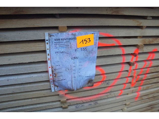 1,94 m³ eiken planken 30mm - afbeelding 1 van  3