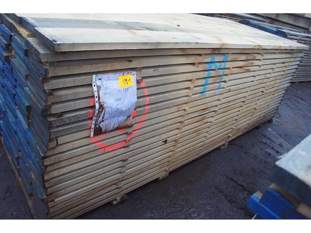 1,94 m³ eiken planken 30mm - afbeelding 1 van  4