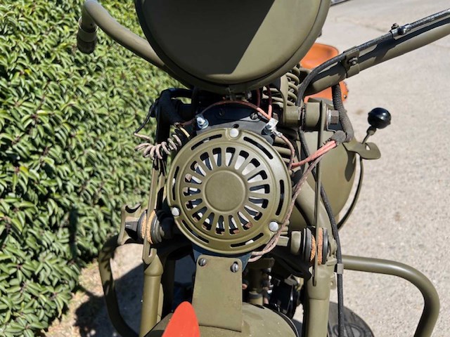 1941 harley-davidson 41wl south african union defence forces oldtimer motorfiets - afbeelding 5 van  15