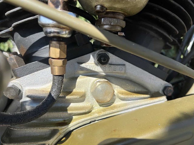 1941 harley-davidson 41wl south african union defence forces oldtimer motorfiets - afbeelding 6 van  15