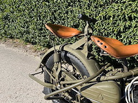 1941 harley-davidson 41wl south african union defence forces oldtimer motorfiets - afbeelding 13 van  15