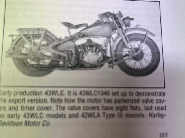 1943 harley-davidson 43wlc oldtimer motorfiets - afbeelding 5 van  13