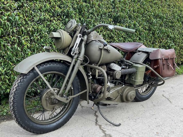 1943 harley-davidson 43wlc oldtimer motorfiets - afbeelding 1 van  13