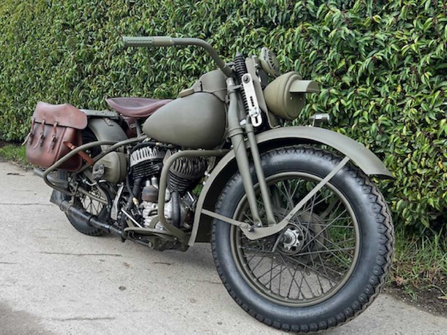 1943 harley-davidson 43wlc oldtimer motorfiets - afbeelding 7 van  13
