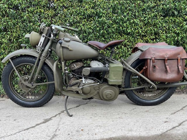 1943 harley-davidson 43wlc oldtimer motorfiets - afbeelding 9 van  13