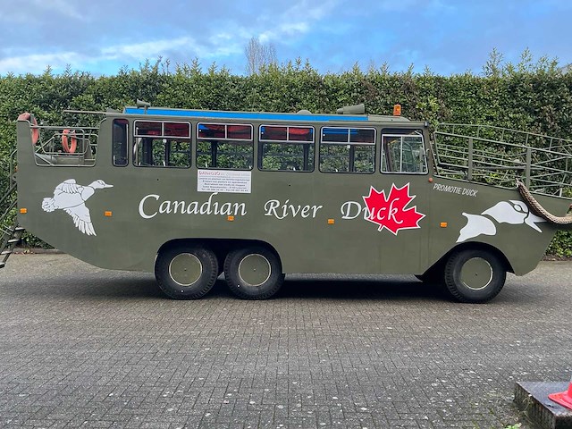 1944 gmc canadian river duck oldtimer amfibievoertuig - afbeelding 15 van  19