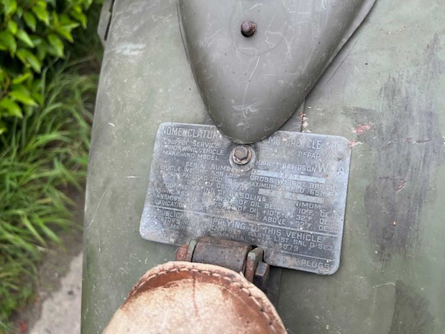 1944 harley-davidson wla oldtimer motorfiets - afbeelding 3 van  21