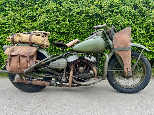 1944 harley-davidson wla oldtimer motorfiets - afbeelding 15 van  21