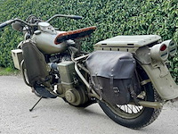1945 harley-davidson wla v-twin zijklepper oldtimer motorfiets - afbeelding 10 van  11