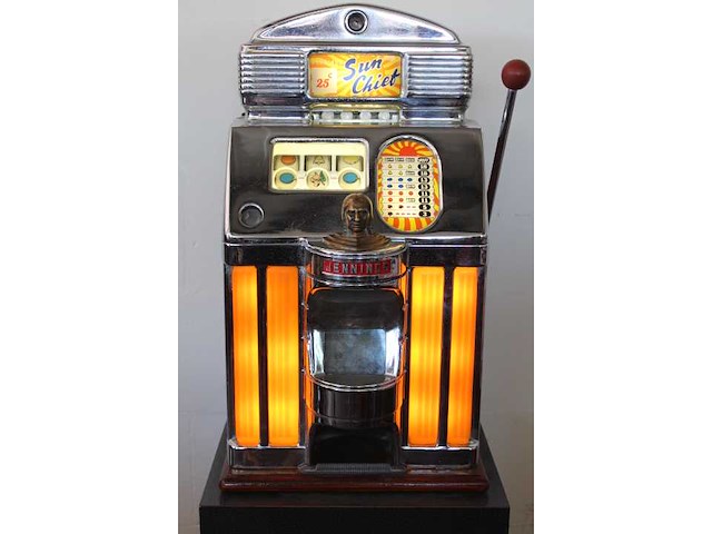 1949 - sun chief - speelautomaat - afbeelding 2 van  7