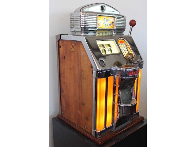 1949 - sun chief - speelautomaat - afbeelding 4 van  7