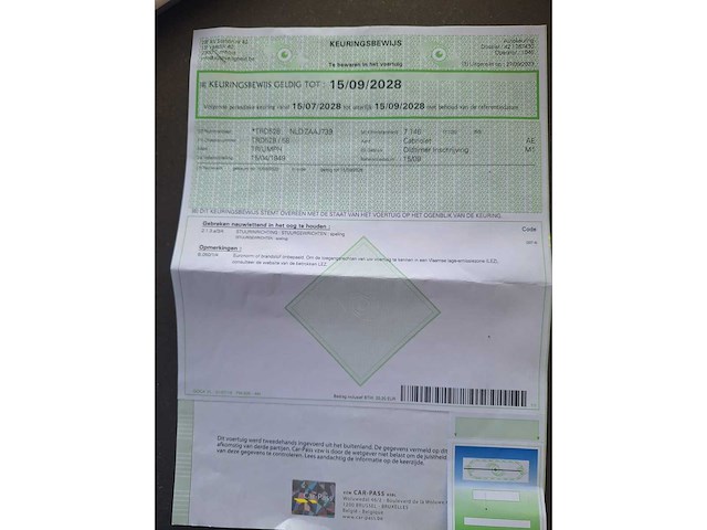 1949 triumph roadster oldtimer - afbeelding 8 van  8