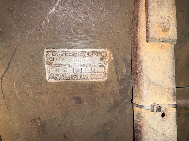 1951 citroen u45 personenauto - afbeelding 10 van  19