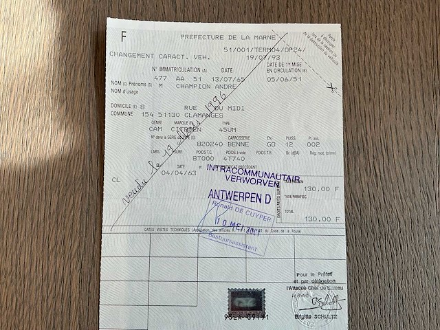 1951 citroen u45 personenauto - afbeelding 11 van  19