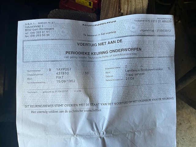 1952 fiat 411r - afbeelding 16 van  27