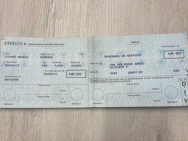 1952 minerva blindée legervoertuig - afbeelding 28 van  34