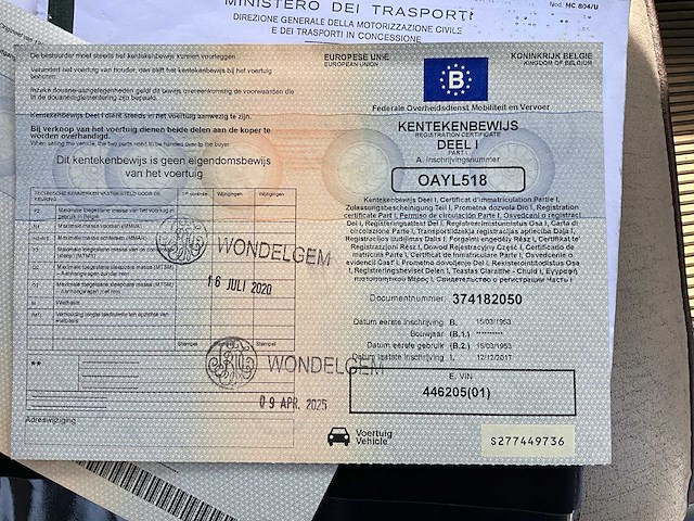 1953 - fiat - 500c - oldtimer - afbeelding 26 van  38