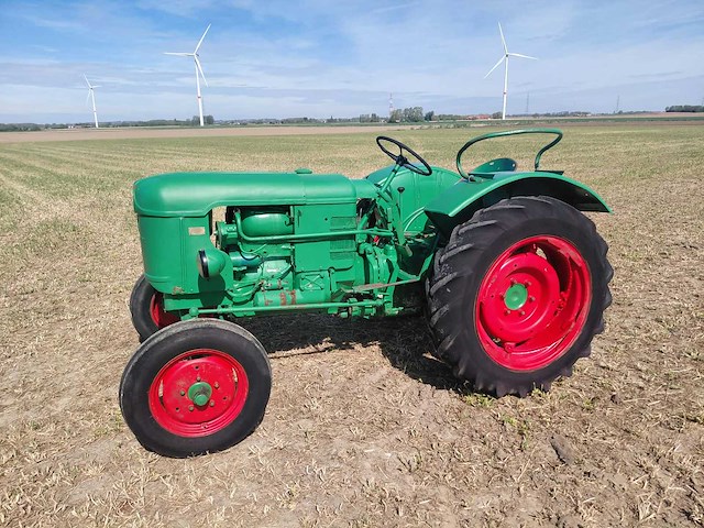 1954 deutz f2l612 antieke tractor - afbeelding 3 van  9