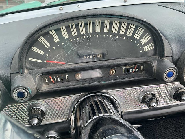 1955 ford thunderbird 55 oldtimer - afbeelding 24 van  47