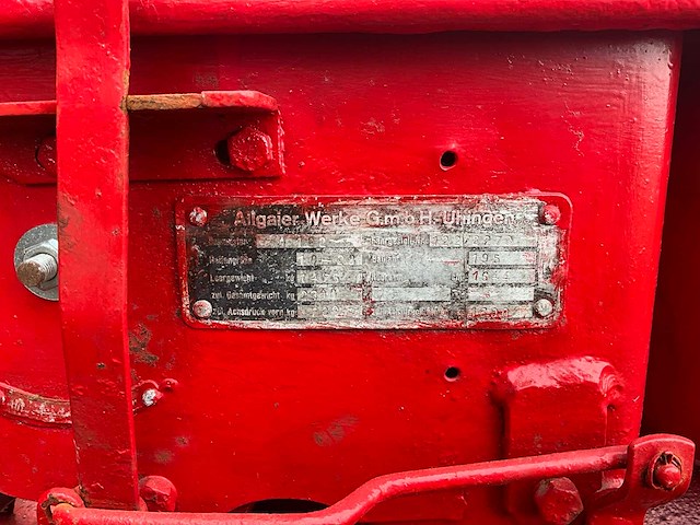 1955 porsche a122 vintage tractor - afbeelding 9 van  35