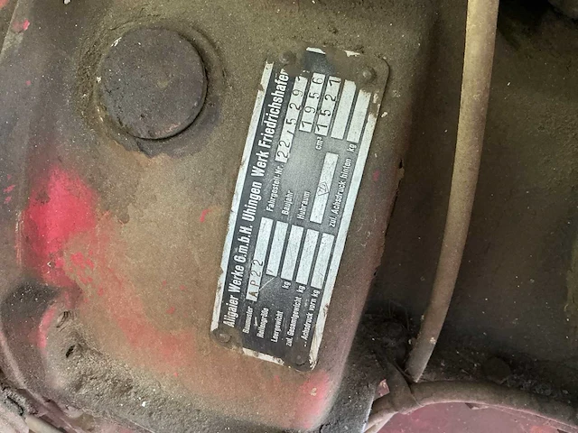 1956 porsche ap22 oldtimer tractor - afbeelding 14 van  19