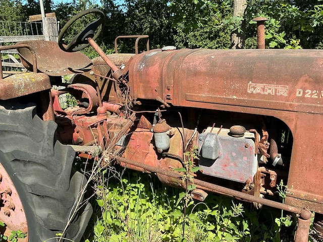 1957 fahr d22ph oldtimer tractor - afbeelding 6 van  8