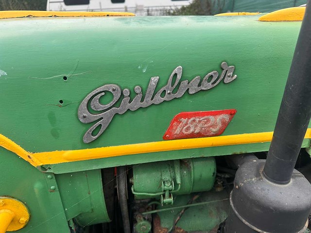 1957 güldner 18 ps oldtimer tractor - afbeelding 2 van  14