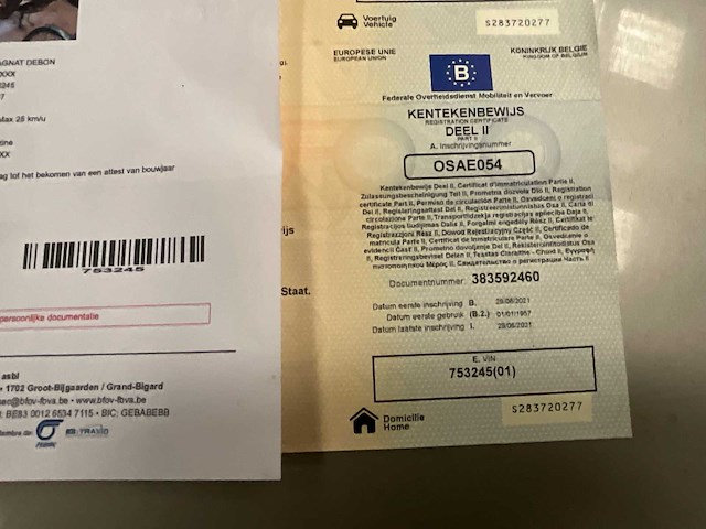 1957 magnat debon - oldtimer bromfiets - afbeelding 4 van  5