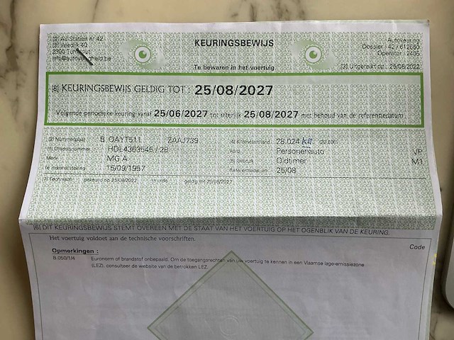 1957 mg a oldtimer - afbeelding 28 van  36