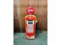 1958 american signal gasoline benzinepomp met originele patina