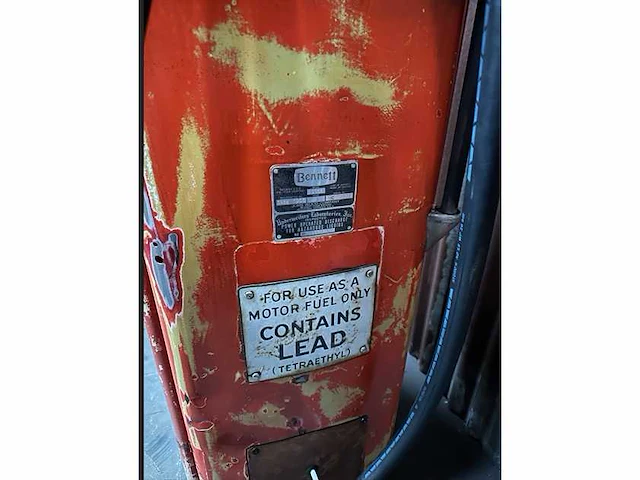 1958 american signal gasoline benzinepomp met originele patina - afbeelding 4 van  7