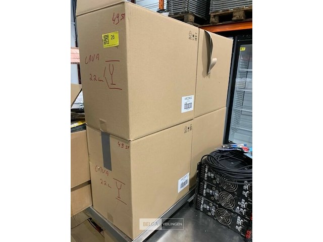 196 cavaglazen, 22 cm - afbeelding 2 van  3