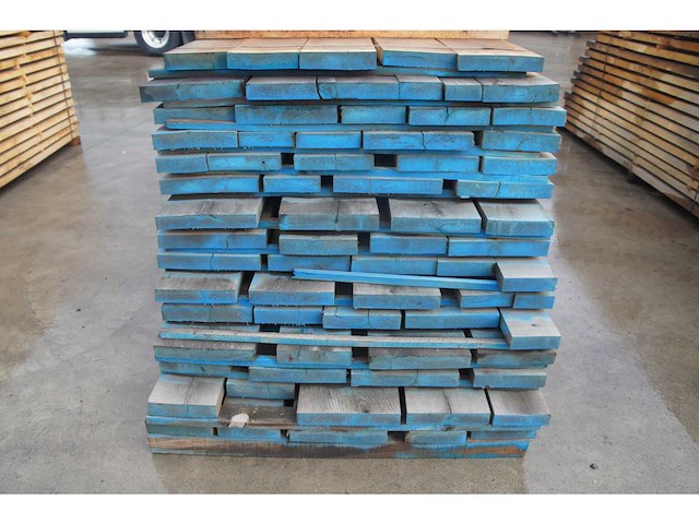1,96 m³ eiken planken 42mm - afbeelding 2 van  4