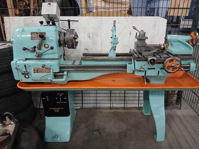 1960 colchester lathe master 6 1/2 gereviseerde draaibank met frequentieregelaar en snelwisselsysteem - afbeelding 7 van  8