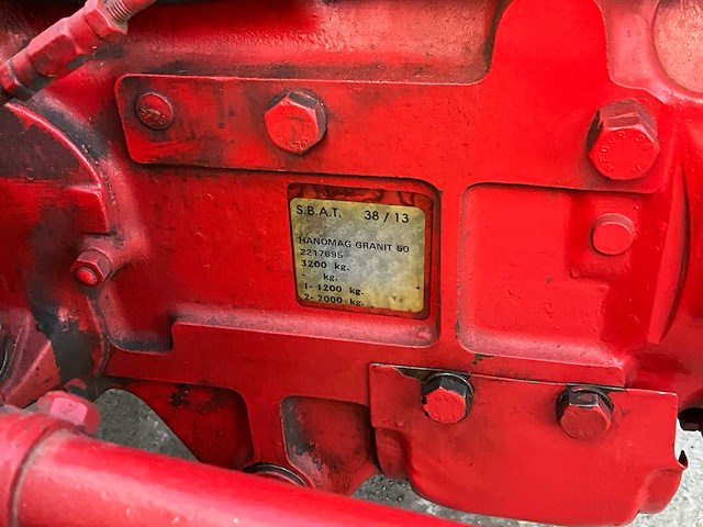 1963 hanomag granit 500 oldtimer tractor - afbeelding 14 van  29