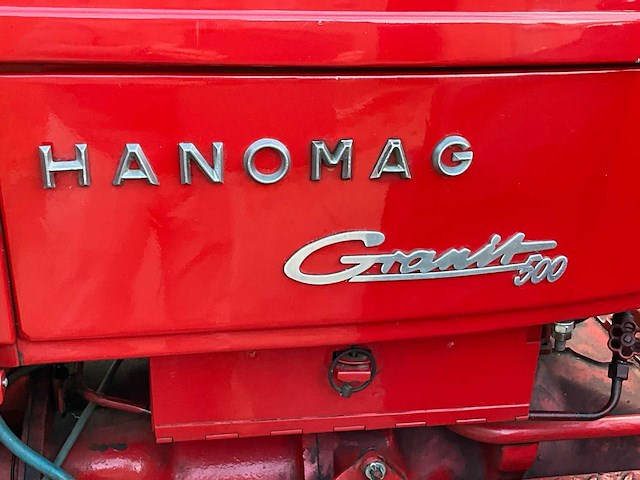 1963 hanomag granit 500 oldtimer tractor - afbeelding 15 van  29