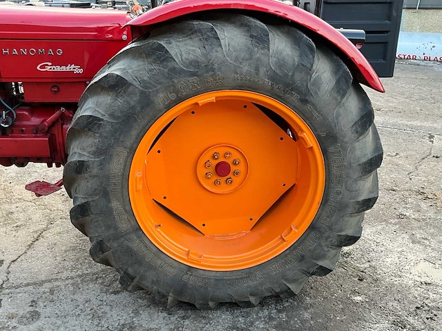 1963 hanomag granit 500 oldtimer tractor - afbeelding 19 van  29