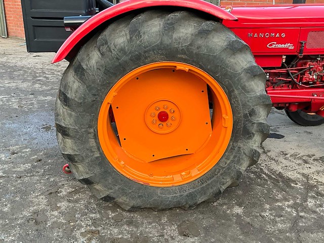 1963 hanomag granit 500 oldtimer tractor - afbeelding 21 van  29