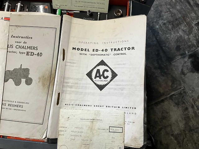 1964 allis-chalmers ed40 oldtimer tractor - afbeelding 28 van  38