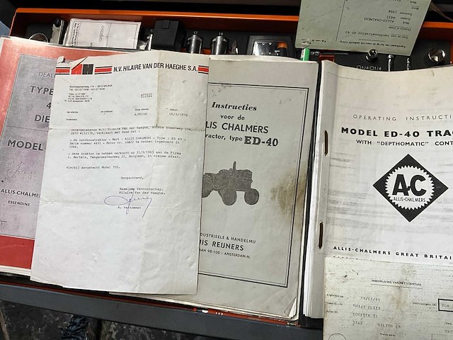 1964 allis-chalmers ed40 oldtimer tractor - afbeelding 29 van  38