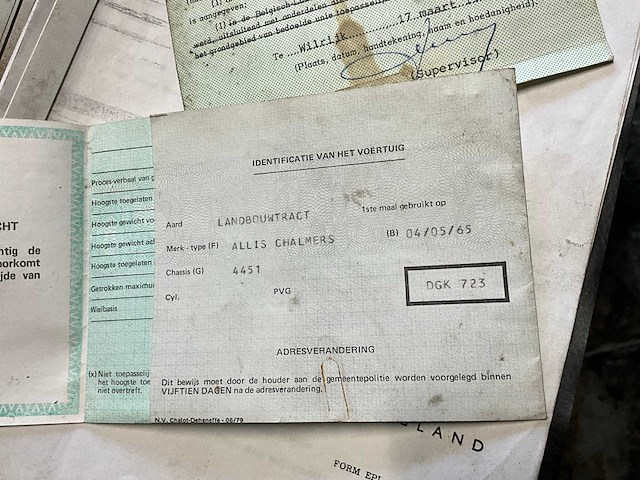 1964 allis-chalmers ed40 oldtimer tractor - afbeelding 31 van  38