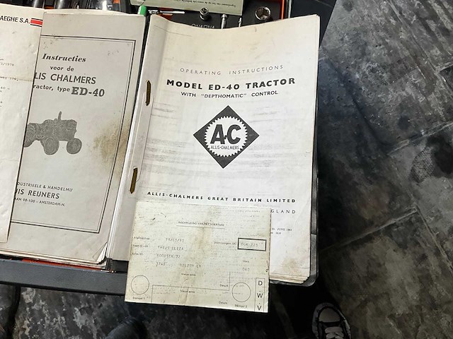 1964 allis-chalmers ed40 oldtimer tractor - afbeelding 27 van  38