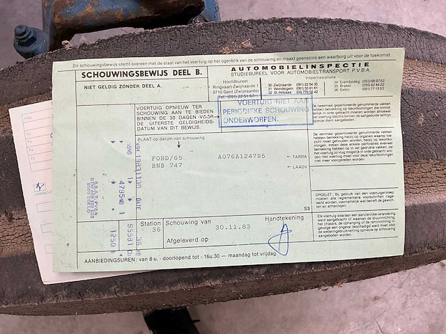 1965 ford 4000 bosbouwtractor - afbeelding 19 van  27