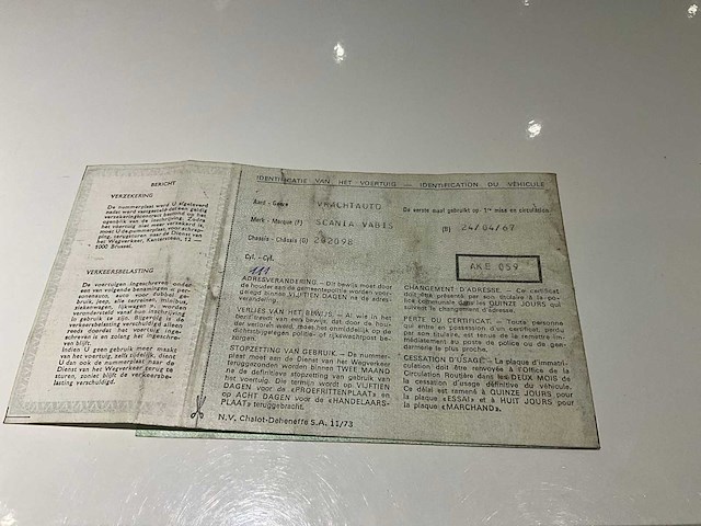 1967 scania vanistendael 56 tankwagen - afbeelding 27 van  33