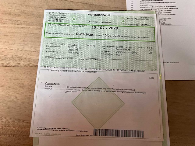 1968 citroen ds20 - oldtimer - afbeelding 40 van  50