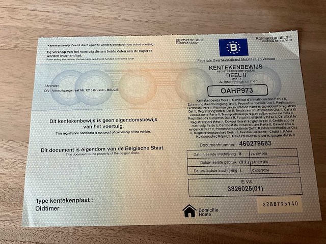 1968 citroen ds20 - oldtimer - afbeelding 42 van  50