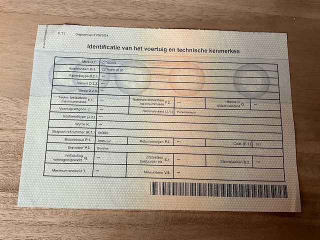 1968 citroen ds20 - oldtimer - afbeelding 43 van  50