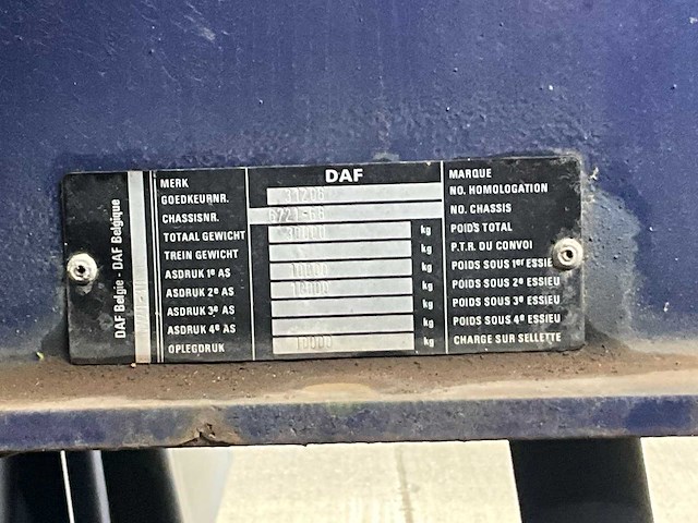 1968 daf nw20-30 oplegger - afbeelding 1 van  8